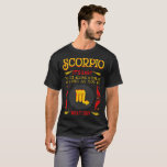 Scorpio Its Easy To Get Along With Me Zodiac Shirt