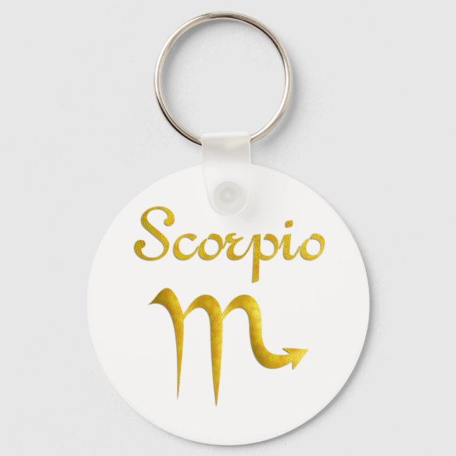 Scorpio Keychain (Front)