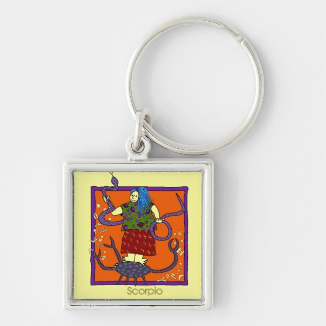 Scorpio Keychain (Front)