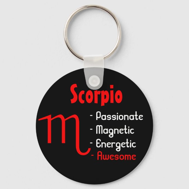 Scorpio Keychain (Front)