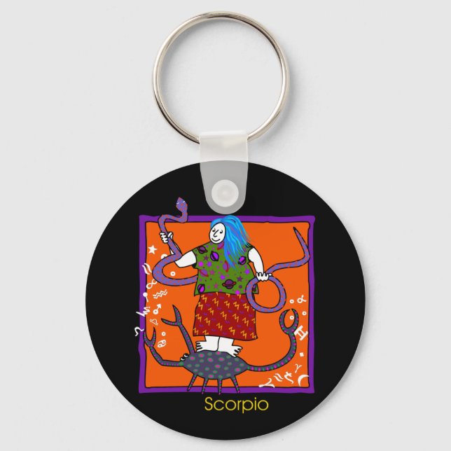 Scorpio Keychain (Front)