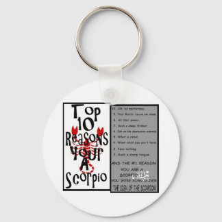 Scorpio Keychain