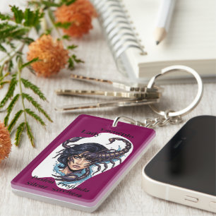 Scorpio Lady Keychain