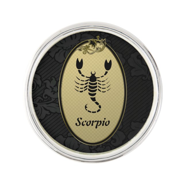 Scorpio Lapel Pin (Front)