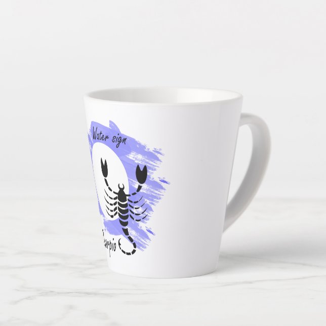 Scorpio Latte Mug (Right Angle)