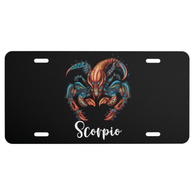 Scorpio License Plate (Front)