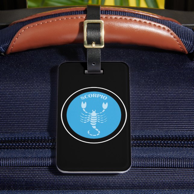 Scorpio Luggage Tag  (Front Insitu 2)