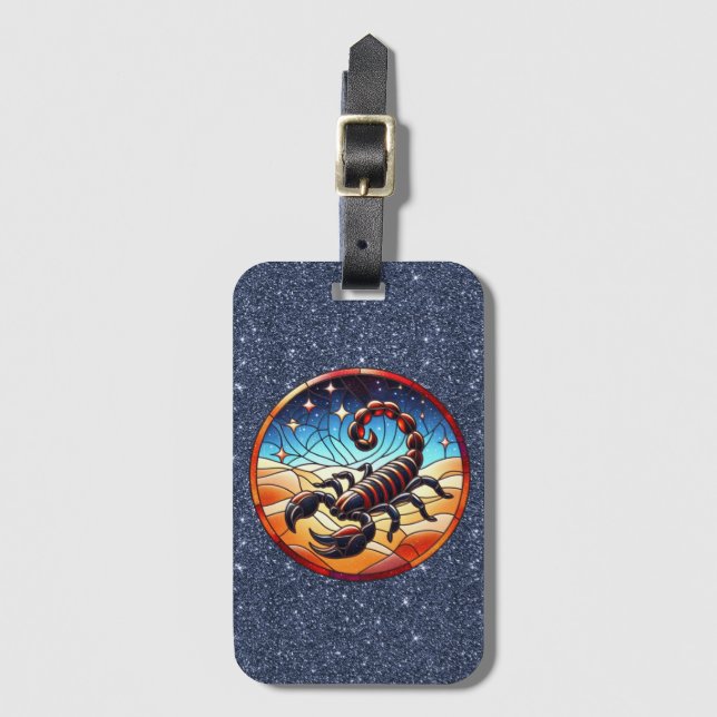 Scorpio Luggage Tag (Front Vertical)