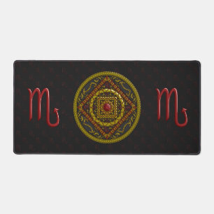 Scorpio Mandala Desk Mat