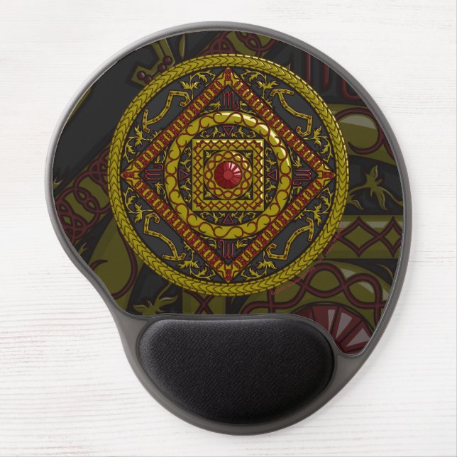 Scorpio Mandala Gel Mousepad (Front)