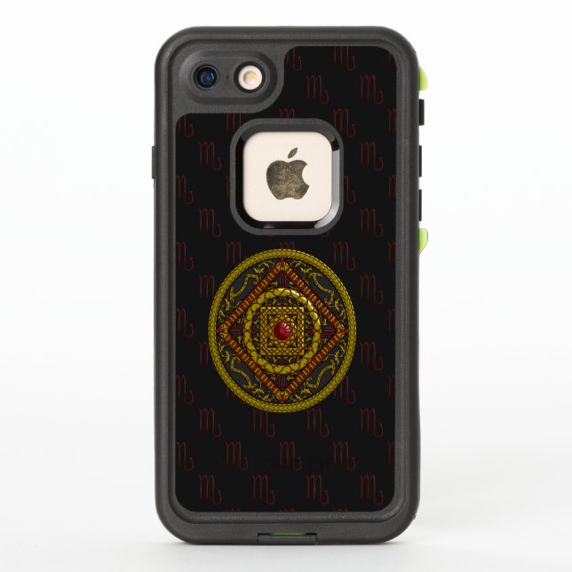 Scorpio Mandala Lifeproof Case (Back)