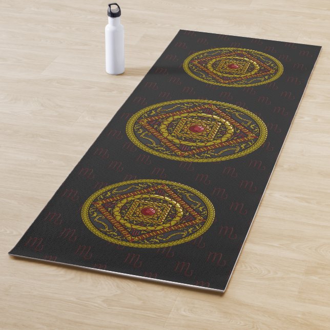Scorpio Mandala Yoga Mat (In Situ)