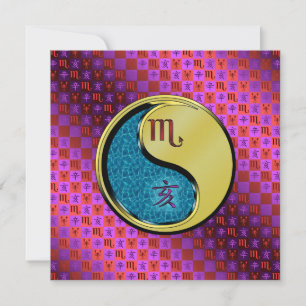 Scorpio & Metal Boar Card