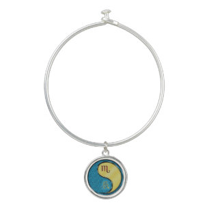 Scorpio & Metal Dragon Bangle Bracelet