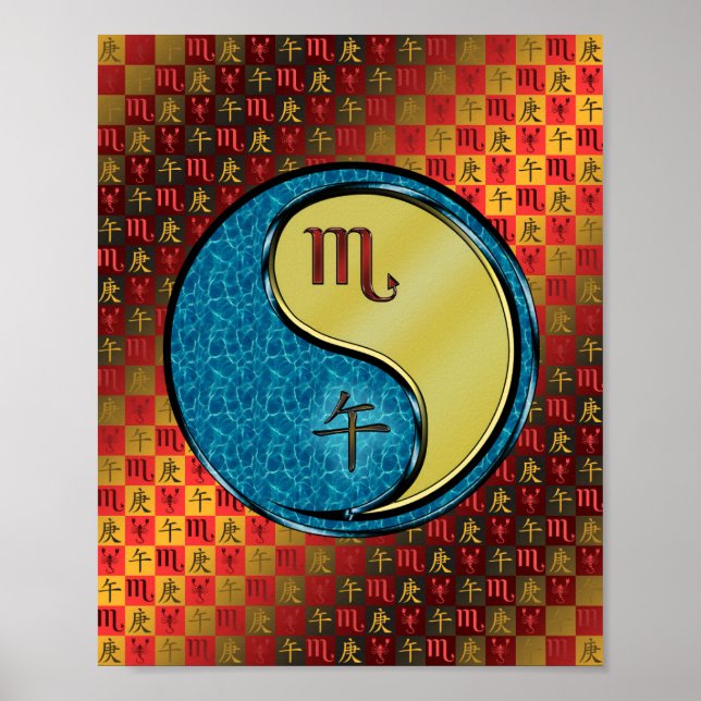 Scorpio & Metal Horse Poster (Front)