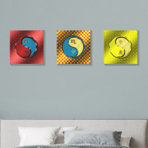 Scorpio & Metal Monkey Canvas Photo Tile