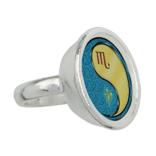 Scorpio & Metal Monkey Ring