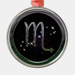 Scorpio Metal Ornament