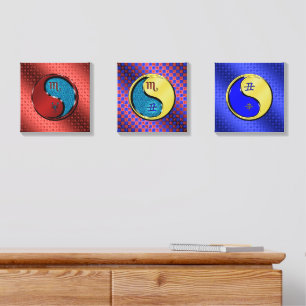 Scorpio & Metal Ox Canvas Photo Tile