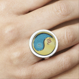 Scorpio & Metal Rabbit Ring