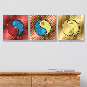 Scorpio & Metal Rat Canvas Photo Tile