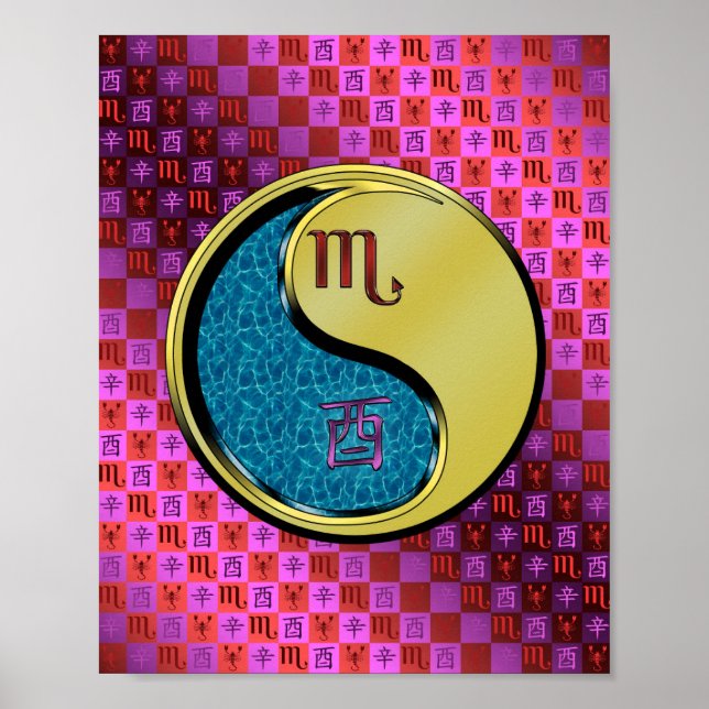 Scorpio & Metal Rooster Poster (Front)