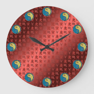 Scorpio & Metal Tiger Large Clock