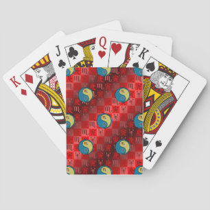 Scorpio & Metal Tiger Poker Cards