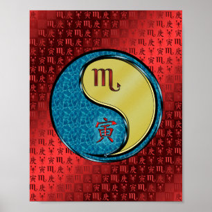 Scorpio & Metal Tiger Poster