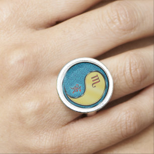 Scorpio & Metal Tiger Ring