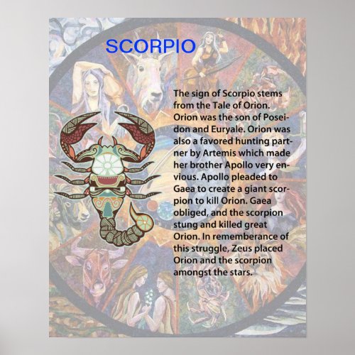 Scorpio origin Poster