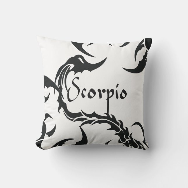 Scorpio Outdoor Pillow (Front)