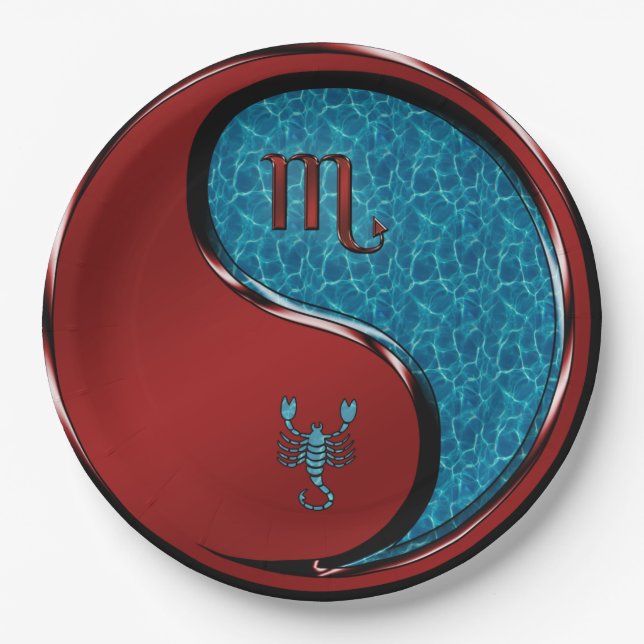 Scorpio Paper Plates (Front)