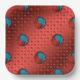 Scorpio Paper Plates