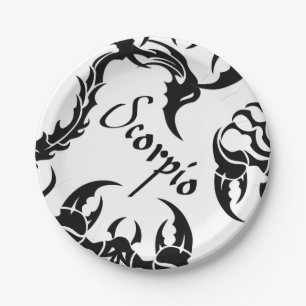 Scorpio Paper Plates