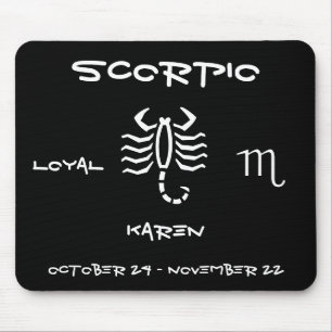 Scorpio Personalized Mouse Pad