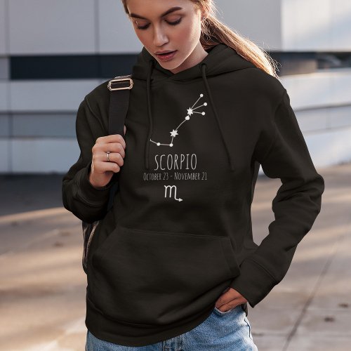 Scorpio  Personalized Zodiac Constellation Hoodie