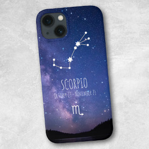 Scorpio Personalized Zodiac Constellation iPhone 13 Case