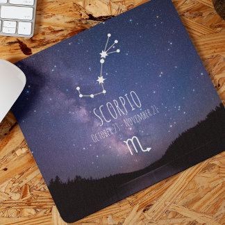 Scorpio | Personalized Zodiac Constellation Mouse Pad