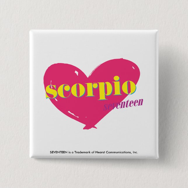Scorpio Pinback Button (Front)