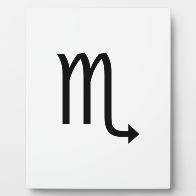 Scorpio Plaque (Front)