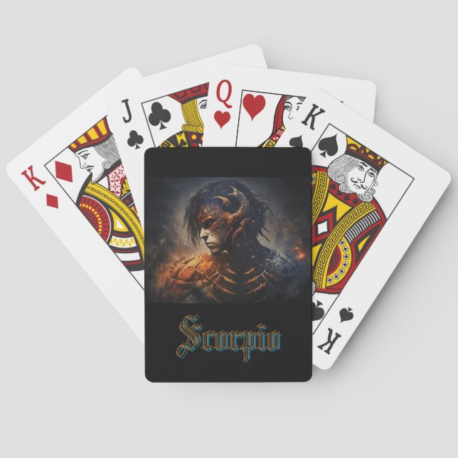 Scorpio Poker Cards (Back)