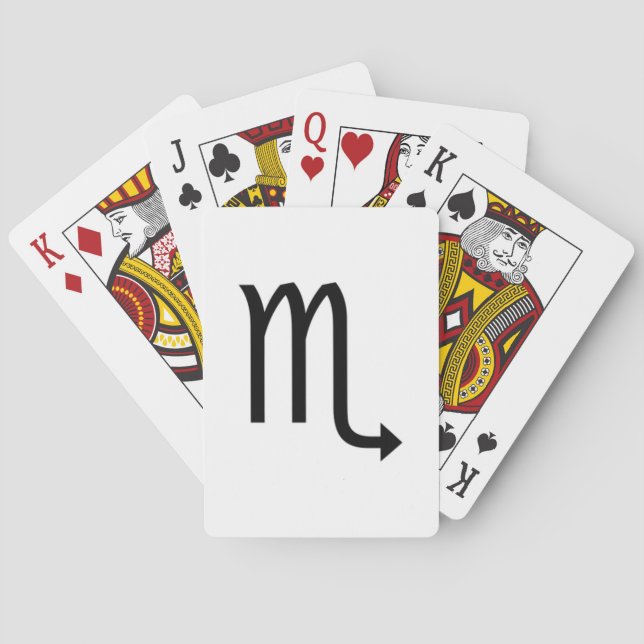 Scorpio Poker Cards (Back)