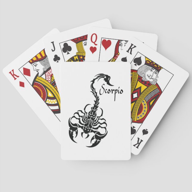 Scorpio Poker Cards (Back)