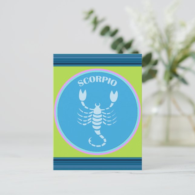Scorpio Postcard (Standing Front)