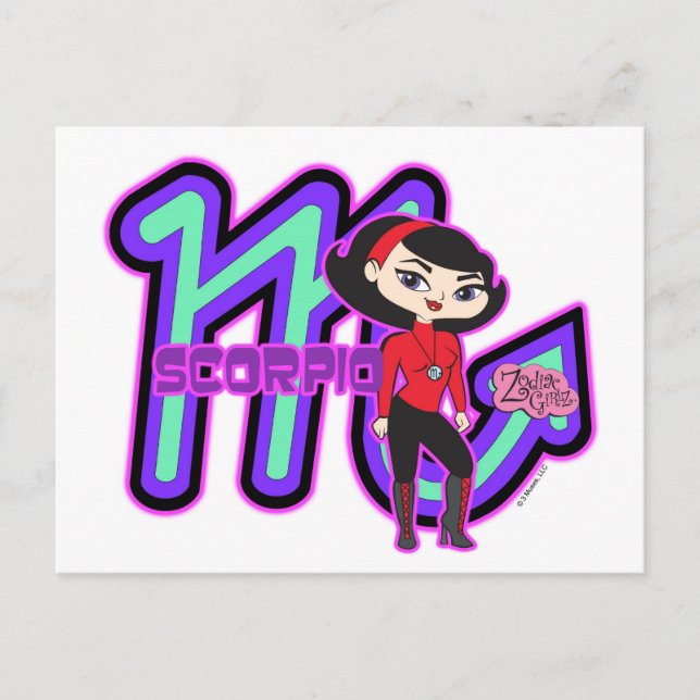 Scorpio Postcard (Front)