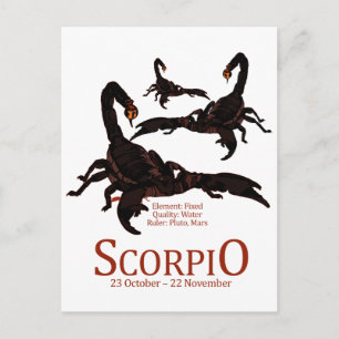 Scorpio Postcard