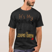 Scorpio Queen Its My Bday Women