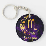 Scorpio’s Celestial Sting - The Zodiac Keychain at Zazzle