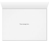 Scorpio/Scorpion Zodiac Card with Characteristics (Inside Horizontal (Bottom))